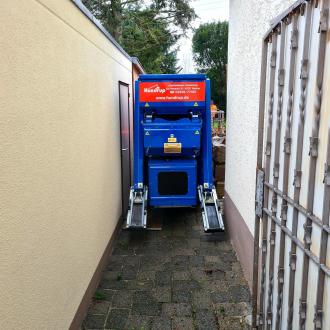 Arbeitsbühne auf Gummikette SA31: 31 m Arbeitshöhe | 17,30 m Reichweite | Elektro/Diesel