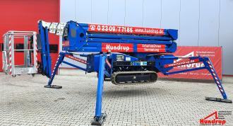 Arbeitsbühne auf Gummikette SA31: 31 m Arbeitshöhe | 17,30 m Reichweite | Elektro/Diesel