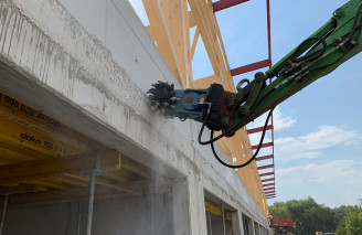 Bagger Anbaufräse Rockwheel G5