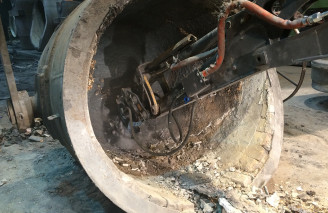 Bagger Anbaufräse Rockwheel G5