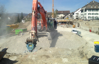 Bagger Anbaufräse Rockwheel D10