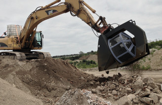 Rockscreener RS 800 für Bagger von 9 Tonnen bis 14 Tonnen