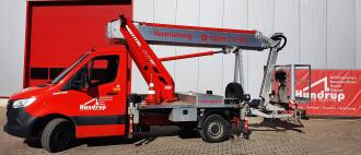 Platforma robocza montowana na ciężarówce TB 220, 3,5 t, wysokość robocza 22 m