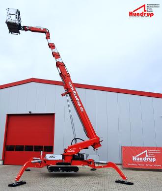 Gummikettenbühne Leo30T+: 30 m Arbeitshöhe | 16 m Reichweite | Elektro/Diesel