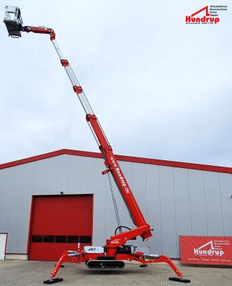 Gummikettenbühne Leo30T+: 30 m Arbeitshöhe | 16 m Reichweite | Elektro/Diesel