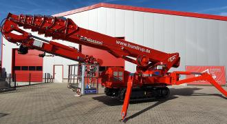Gummikettenbühne XTJ52+: 52 m Arbeitshöhe | 19,50 m Reichweite | Elektro/Diesel