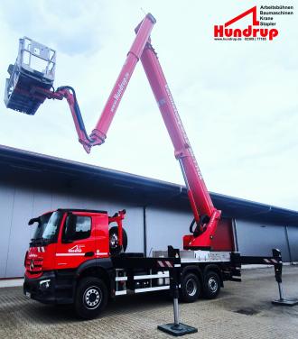 LKW-Arbeitsbühne T510 HF: 26 t | 51 m Arbeitshöhe | 33 m Reichweite
