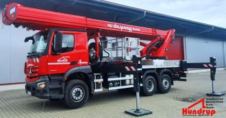 LKW-Arbeitsbühne T510 HF: 26 t | 51 m Arbeitshöhe | 33 m Reichweite