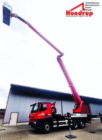 LKW-Arbeitsbühne T510 HF: 26 t | 51 m Arbeitshöhe | 33 m Reichweite