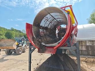 easySCREEN 6000 F2 – Große Trommel, starke Siebleistung