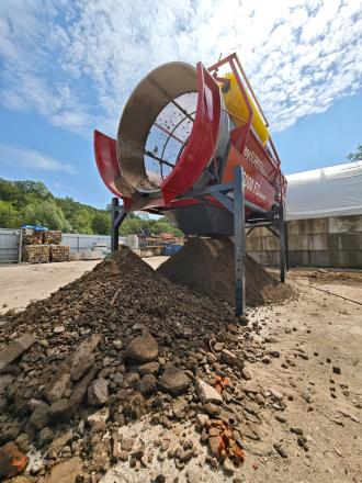 easySCREEN 6000 F2 – Große Trommel, starke Siebleistung