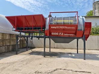 easySCREEN 6000 F2 – Große Trommel, starke Siebleistung