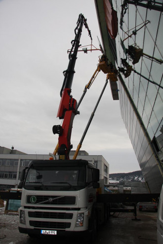 Lkw Kran Vakuumsauger Paneele 