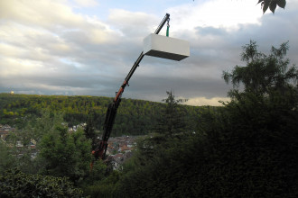 Lkw Kran Vakuumsauger Paneele