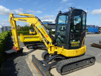 Komatsu Kettenbagger PC35 bis 3,5to günstig mieten, auch in Langzeitmiete 