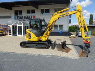 Komatsu Kettenbagger PC55 bis 5,5to günstig mieten, auch in Langzeitmiete
