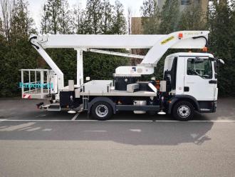 30m LKW (7,5t) Arbeitsbühne Steiger Berlin mieten P300KS Berlin