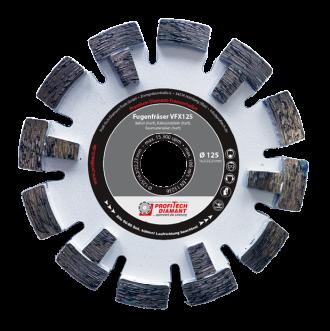 Heizungsfräse VFX125 Profitech  Material Beton, Estrich