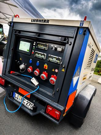 Mobiler Energiespeicher Liebherr LPO100 