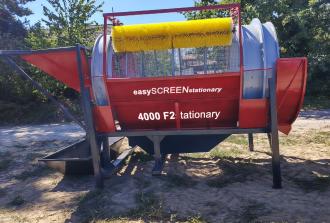easySCREEN 4000 F2 – Stationäre Trommelsiebanlage
