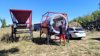 easySCREEN 4000 F2 – Stationäre Trommelsiebanlage