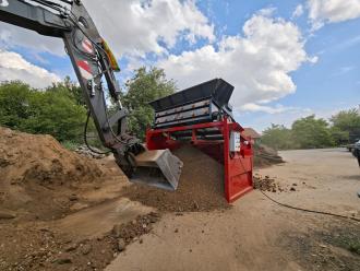 SBS 1520 F2 – Mobile Siebanlage zur Miete | Sofort verfügbar