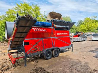 Trommelsiebanlagen easySCREEN 7000 F3 – Mehr Siebleistung. Weniger Entsorgungskosten