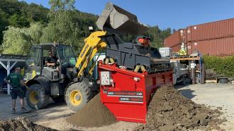 SBS 1520 F2 Siebanlage – Perfekt für das Sieben von Mutterboden