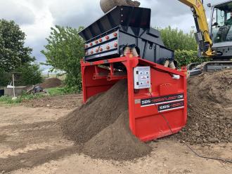 SBS 1520 F2 Siebanlage – Perfekt für das Sieben von Mutterboden