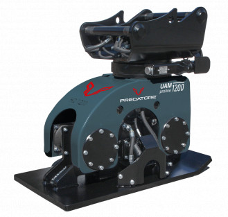 Anbauverdichter Predatore HD1200 SP mit Spundwandklemme KOMBI-Klasse Lippstadt