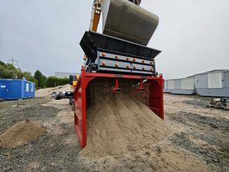 Siebbox SBS 1520 F2 Für Aushub & Baustellenmaterial