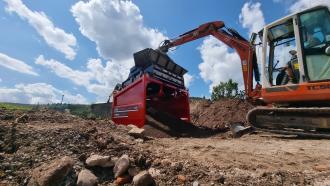 Siebbox SBS 1520 F2 Für Aushub & Baustellenmaterial