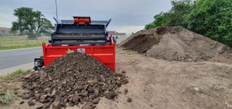 Siebbox SBS 1520 F2 Für Aushub & Baustellenmaterial