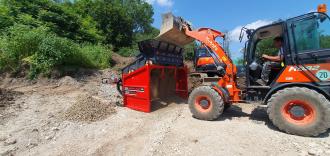 SBS 1520 F3 zur Miete – Aushub effizient sieben
