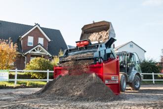 SBS 1520 F2 zur Miete – Perfekt für Mutterboden, Erde & Aushub