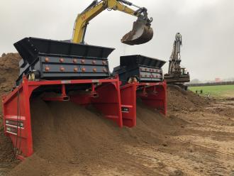 SBS 1520 F2 zur Miete – Perfekt für Mutterboden, Erde & Aushub
