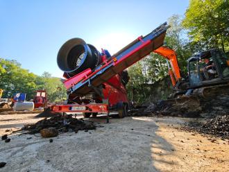Trommelsiebanlage  easySCREEN 7000 F3 für Mutterboden