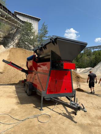 Trommelsiebanlage  easySCREEN 7000 F3 für Mutterboden