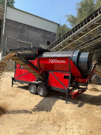 Trommelsiebanlage  easySCREEN 7000 F3 für Mutterboden