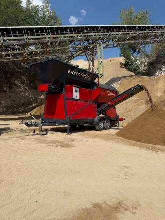 Trommelsiebanlage  easySCREEN 7000 F3 für Mutterboden