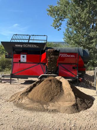 Trommelsiebanlage  easySCREEN 7000 F3 für Mutterboden