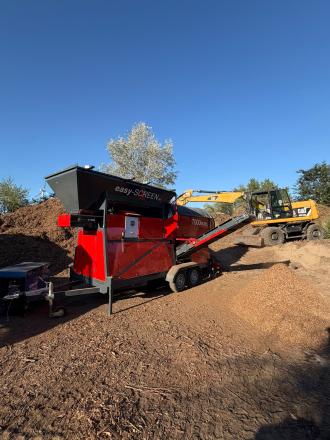 Trommelsiebanlage  easySCREEN 7000 F3 für Mutterboden