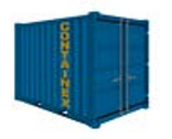 Materialcontainer 10 Fuß, L 2,99 x B 2,44 x H 2,60 m mieten