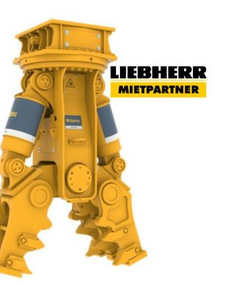 Abbruchzange für Liebherr Schnellwechselsysteme 