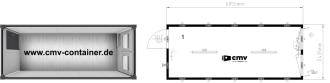 Büro- und Mannschaftscontainer 20' / 6 m  |  z. B. als Büro-, Mannschafts- oder Schlafcontainer mieten oder kaufen