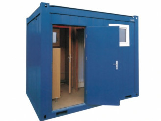 Raumcontainer mit Sanitärabteil 