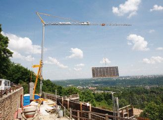POTAIN IGO 21 Baukran Stuttgart