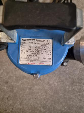 FlachsaugPumpe 200 HS-Saugplatte Tsurumi  C-Storz