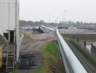 SKG Förderbandanlage neuwertig Länge 344 m,Gurtbreite 140 cm ( Zustand neuwertig )