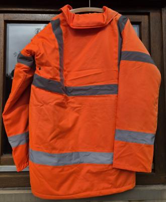 WarnParka Light Orange Gr.58 xL